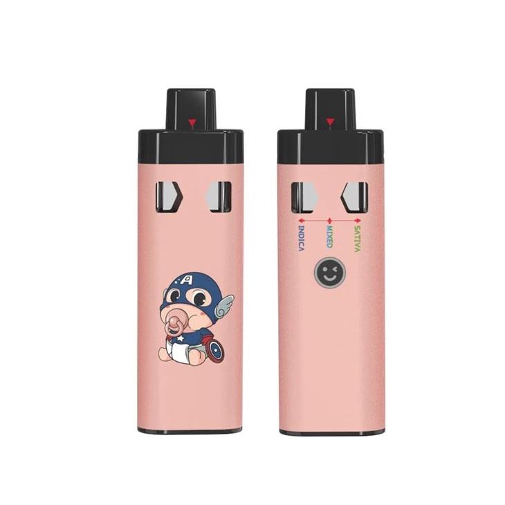 3 Flavors Empty Dual Chamber Hhc Disposable Rechargeable D8 Vape Disposable