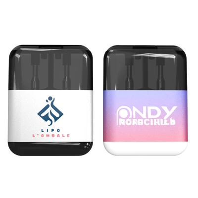 Nouvo 1 gram seramik sant poto vaporisateur plim vid aparèy e-cig 0.5ml pi bon rezin vivan jetab Vape Pod
